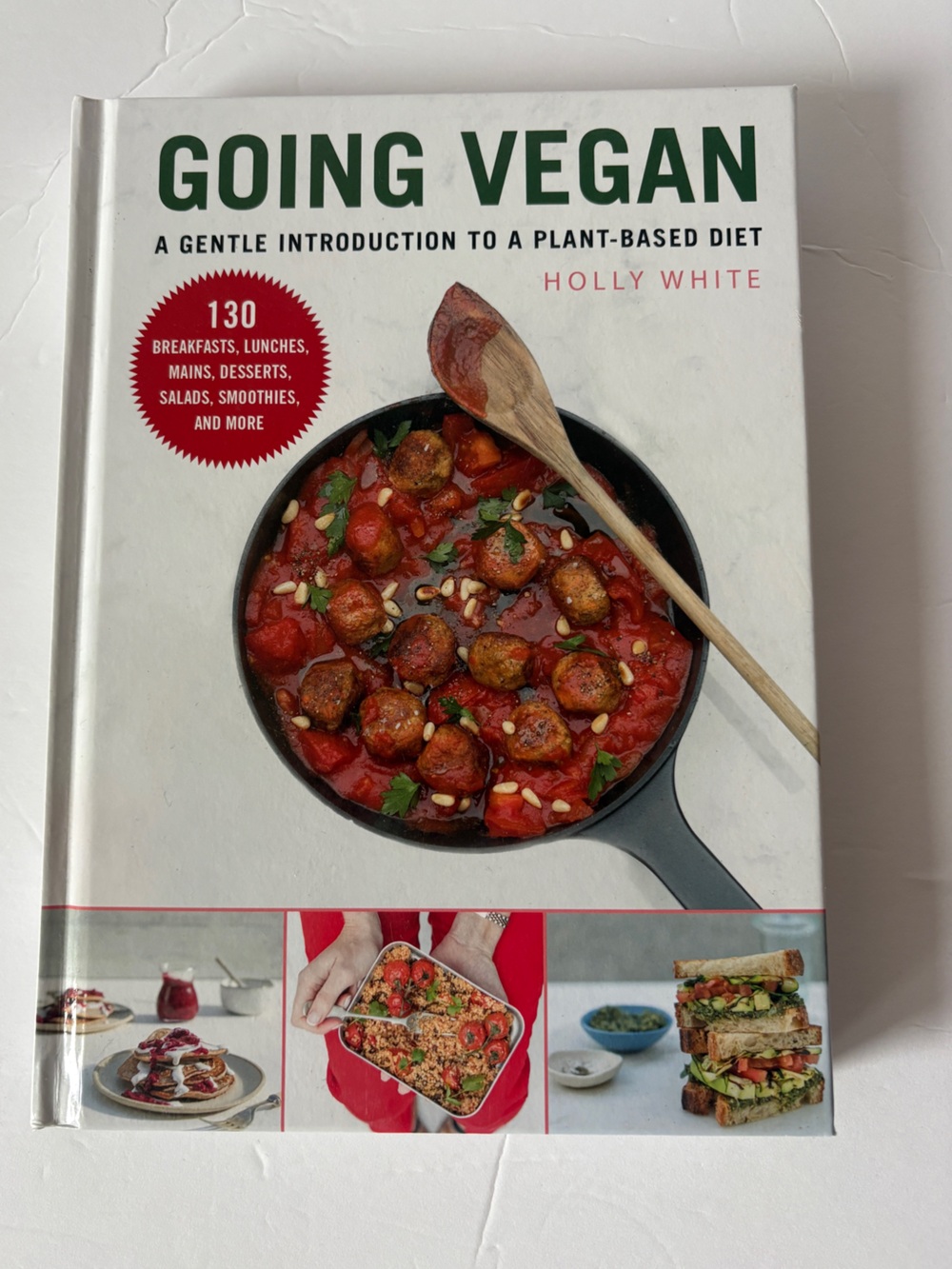 3/$25✨Going Vegan Hardcover Cookbook by Holly White